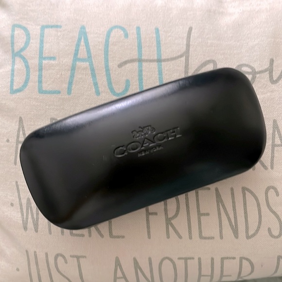 Coach Accessories - Black COACH Sunglasses Case & microfiber cloth. 🖤